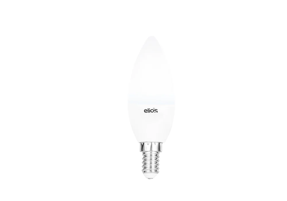 Set of 6 LED CANDLE (C37) 5W Cool Daylight 6500 Kelvin E14 - Image 2